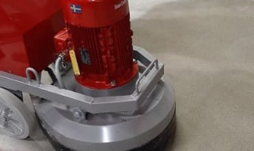 Professional epoxy coating application